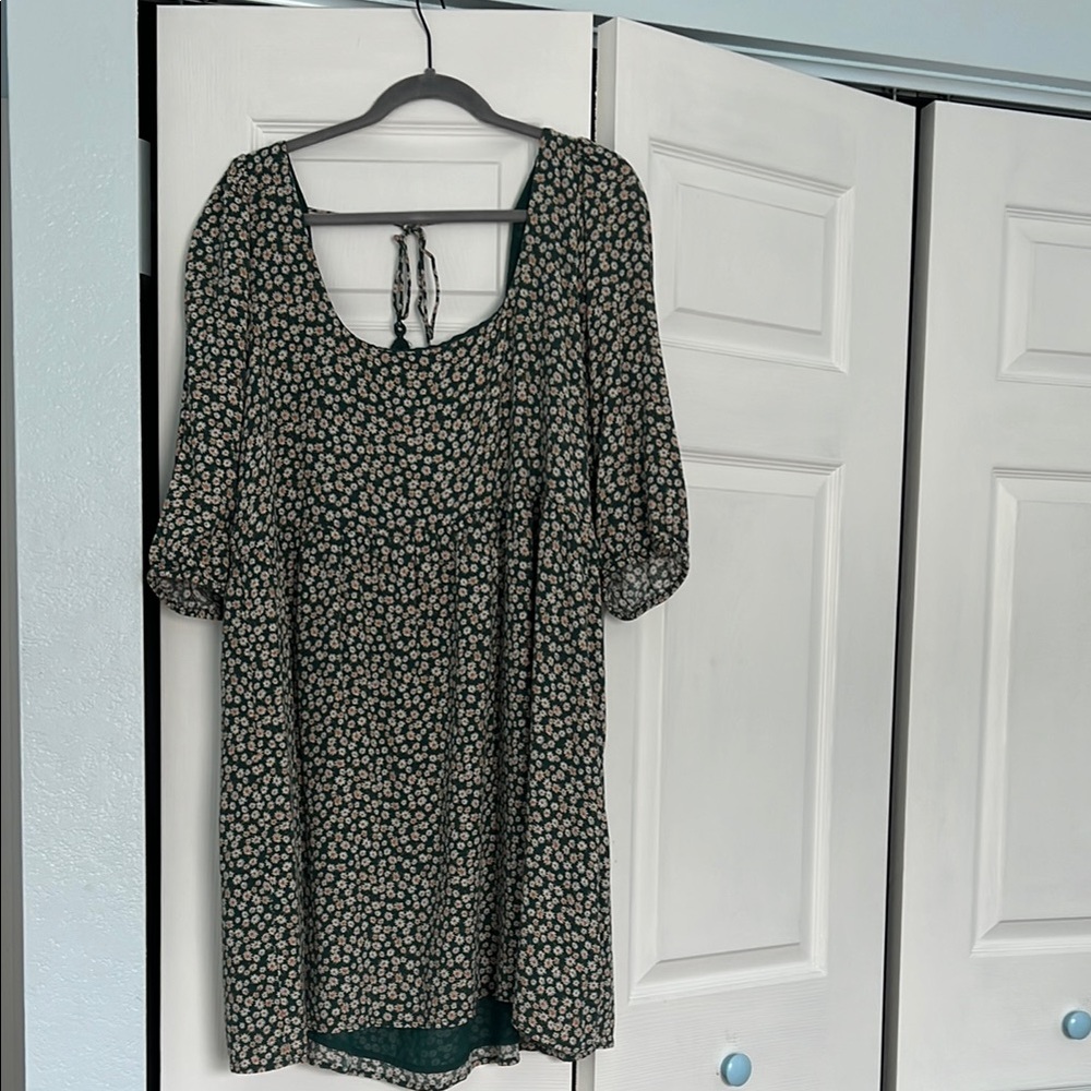 Floral Puff Sleeve Dress